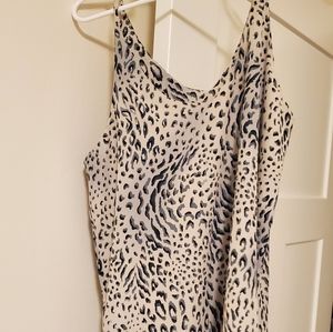 Animal print tank